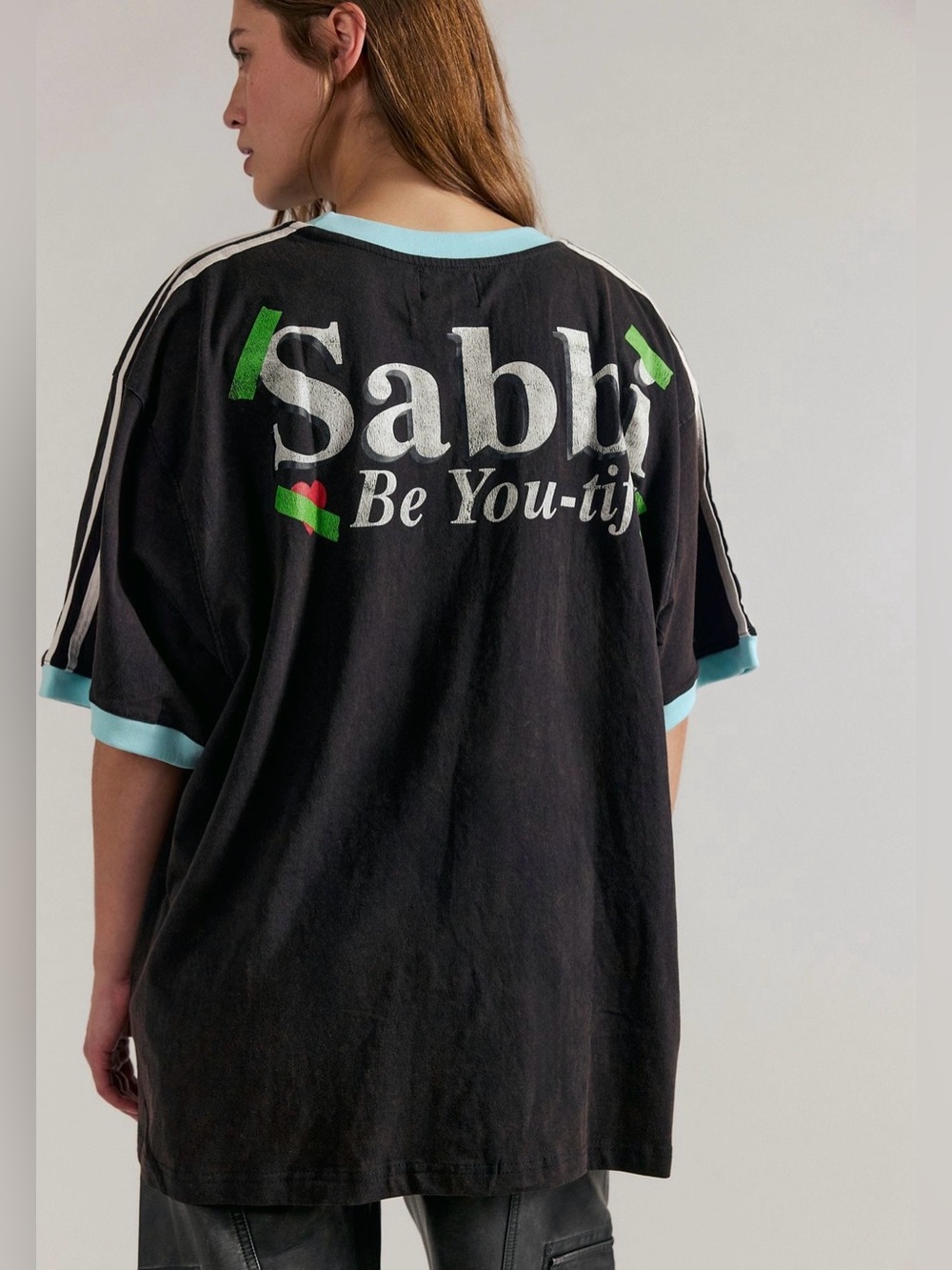 Sabbi X Free People Ringer Tee 💎RARE 💎 - Picture 2 of 3